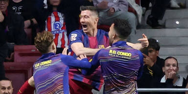 Barcelona dank Lewandowski-Tor gegen Atletico vor Titel-Coup