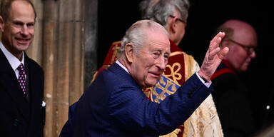 Bei emotionalem Comeback: König Charles und Prinze Louis begeistern vor royaler Oster-Messe