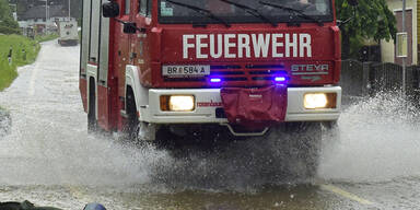 Unwetter überfluten Braunau