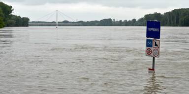 Donau Hochwasser