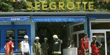 Feuer in Seegrotte Hinterbrühl ausgebrochen