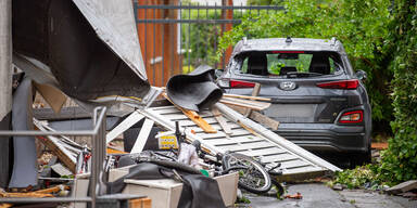 Unwetter in Paderborn Schäden