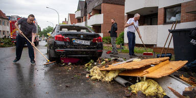 Unwetter in Paderborn Schäden