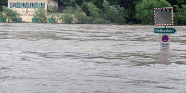 Hochwasser in Österreich