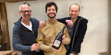 Premiere des Weins „Donauwalzer“ mit Dancing-Stars-Sieger Aaron Karl 