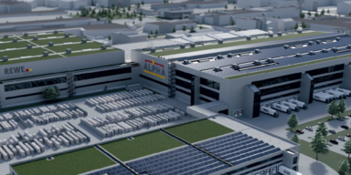 Riesiges Rewe-Logistikzentrum in Wiener Neudorf