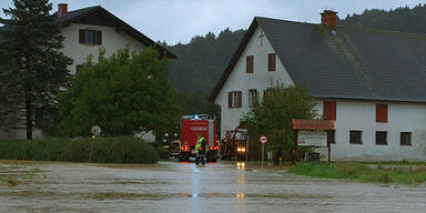 Überschwemmungen im Großraum Paldau