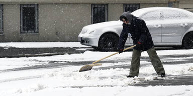 Schnee Wien Wetter Winter