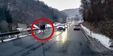 Ausgebüxtes Pferd hielt sich an den Rechtsverkehr 