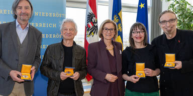 NÖ ehrt Kunst-Legenden: DIESE VIER bekamen das Goldene Ehrenzeichen!