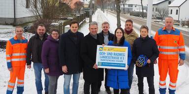 Arbeiten für Geh- und Radweg entlang B5 abgeschlossen
