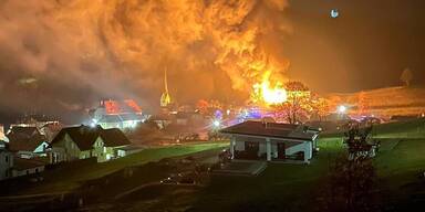 Flämmarbeiten führten zu Dachstuhlbrand