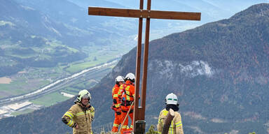 Brand am Gipfel Tirol