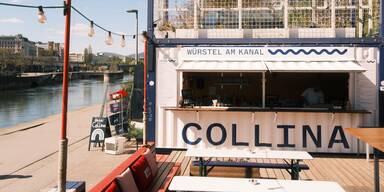 Würstelstand neu gedacht: "Collina am Berg" erobert den Donakanal