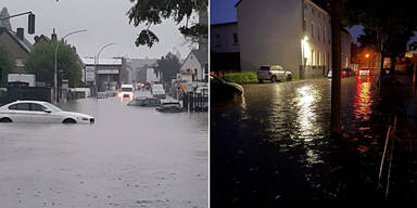 Sintflut-Regen trifft Deutschland mit voller Wucht