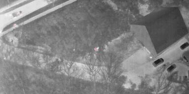 Drohne fand Abgängigen verirrt im Wald  