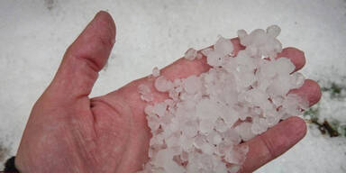 Heftige Gewitter Hagel