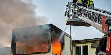 Lagerhalle Brand Leopoldstadt