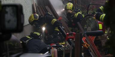 Schwieriger Einsatz für Feuerwehren