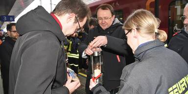 ÖBB bringen Friedenslicht nach St. Pölten