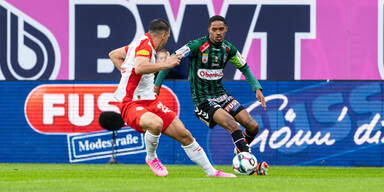 Salzburg gleicht spät gegen Aufsteiger Ried aus