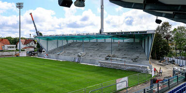 Hartberg eröffnet neues Stadion gegen Aufsteiger Ried