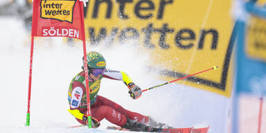 Scheib führt in Sölden mit Respektabstand