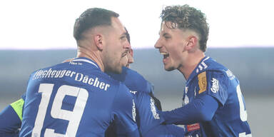 2:1 - Hartberg dreht Fußball-Schlacht gegen WSG Tirol