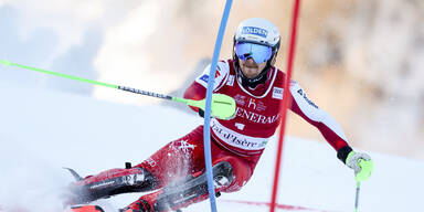 Gstrein bei Meillard-Slalomführung Halbzeitsechster
