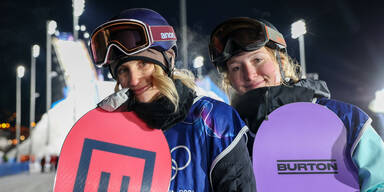 Titelverteidigerin Gasser wie auch Karrer im Big-Air-Finale