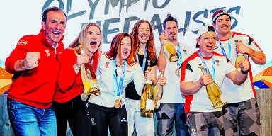 Sensation in Cortina! Medaillen an einem Tag bringen ÖOC-Führung.