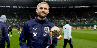 Konrad Laimer wird als Fußballer des Jahres ausgezeichnet
