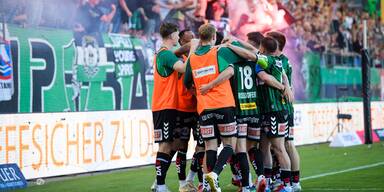 "Feuer frei": Aufsteiger Ried bejubelt Klassenerhalt
