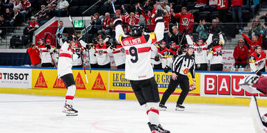 Österreich schlägt Lettland im Eishockey-Krimi mit 3:1
