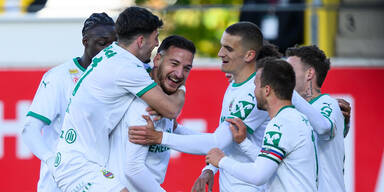 2:0 - Rapid zaubert sich gegen Ried aus der Krise