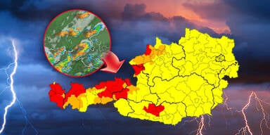 Sturm-Gefahr: In DIESEN Regionen gilt jetzt Warnstufe ROT!