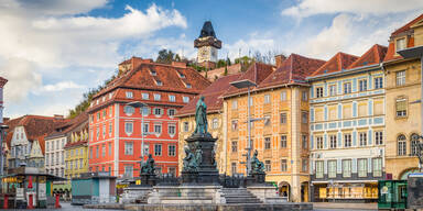 Grazer Hauptplatz gesperrt: Großer Polizeieinsatz