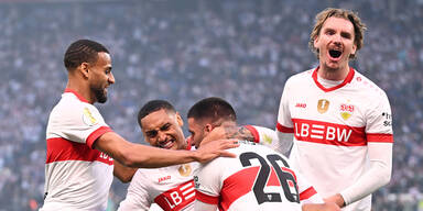 4:2 - Stuttgart gewinnt DFB-Pokal nach Tor-Spektakel