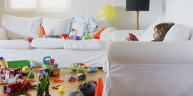 Lärm aus dem Kinderzimmer.
