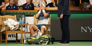 Schrecklich - Tennis-Star erleidet Achillessehnenriss