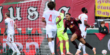 Leipzig feiert 6:0-Torparty, ÖFB-Star Baumgartner trifft