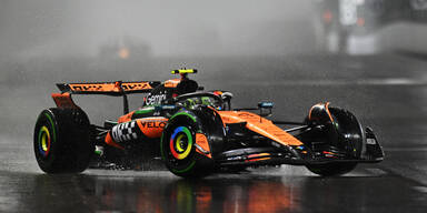 Norris holt Pole im Regen-Chaos von Vegas