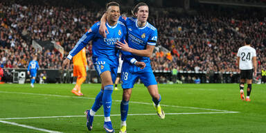 Real nach Arbeitssieg in Valencia wieder an Barcelona dran