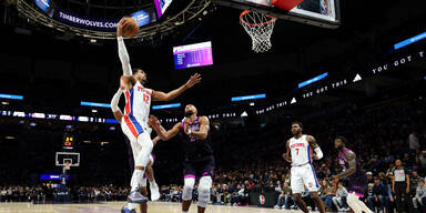NBA: Conference-Leader Detroit siegte in Minnesota