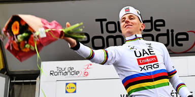 Pogacar-Show in der Schweiz! 1. Etappensieg bei Romandie-Tour