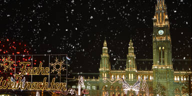 Schnee-Wunder zu Weihnachten - sogar in Wien!