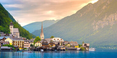 Hallstatt Sonnenuntergang