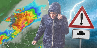 Gewitter-Walze rauscht übers Land: Wo es heute kracht