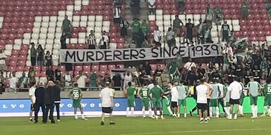 "Mörder seit 1939" - Mega-Wirbel um Banner von Haifa-Fans
