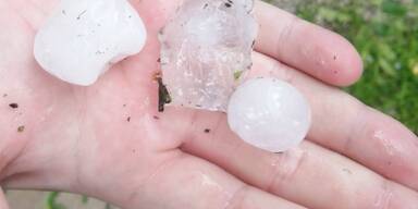 Hagel in Mittersill